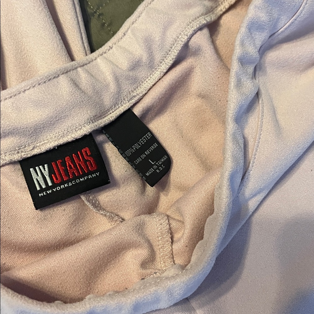 New York & Company Light Pink Pajama Set - Picture 3 of 4